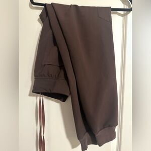 FIGS Zamora Jogger Highwaisted Scrub Pant Espresso